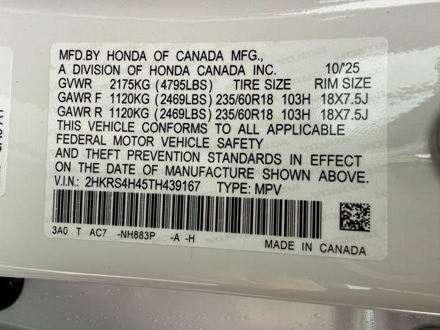 new 2026 Honda CR-V car, priced at $36,555