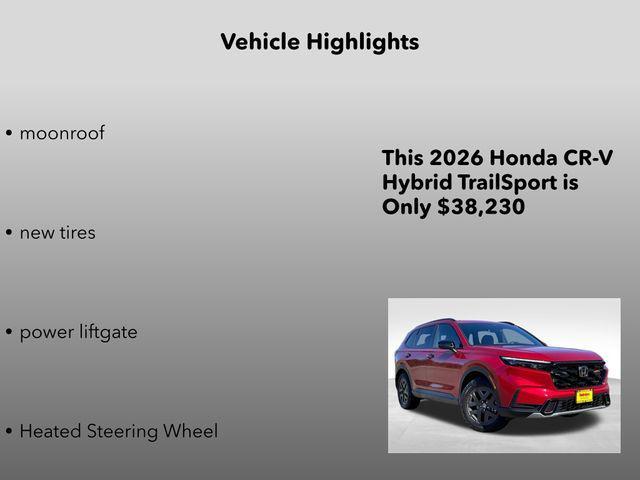 new 2026 Honda CR-V Hybrid car, priced at $38,230