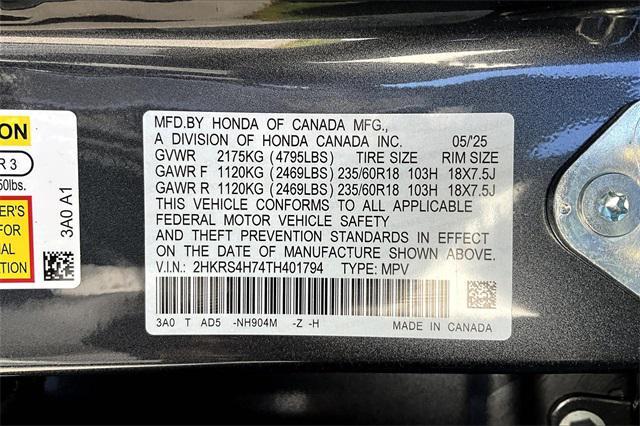 new 2026 Honda CR-V car, priced at $38,295
