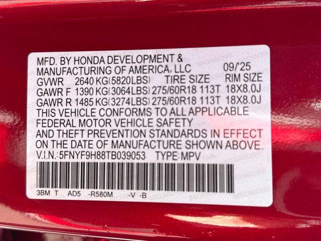 new 2026 Honda Passport car, priced at $55,385