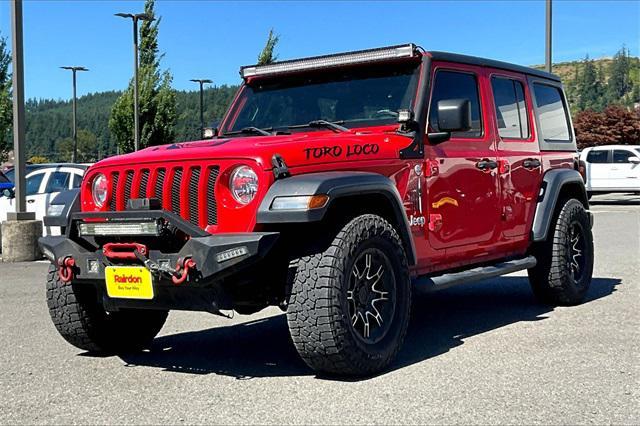 used 2018 Jeep Wrangler Unlimited car, priced at $20,491
