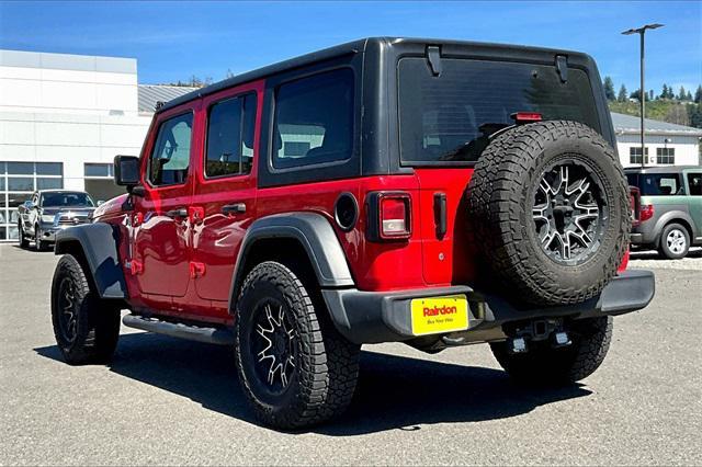 used 2018 Jeep Wrangler Unlimited car, priced at $20,491