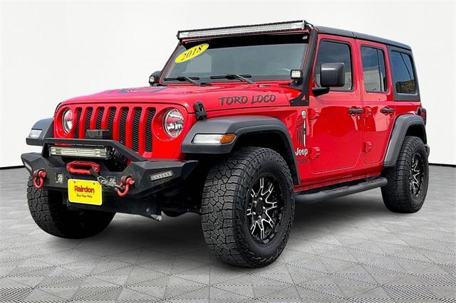 used 2018 Jeep Wrangler Unlimited car, priced at $19,771