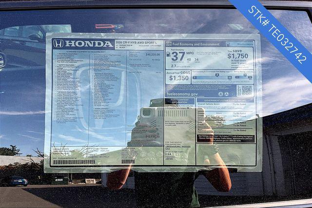 new 2026 Honda CR-V Hybrid car, priced at $42,130