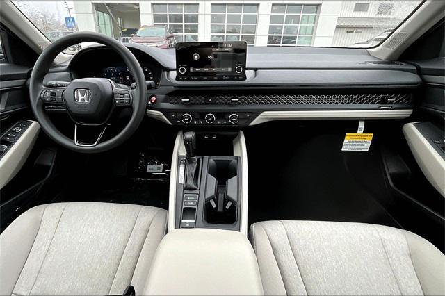 new 2025 Honda Accord car, priced at $31,655