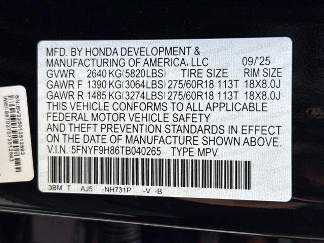 new 2026 Honda Passport car, priced at $55,320
