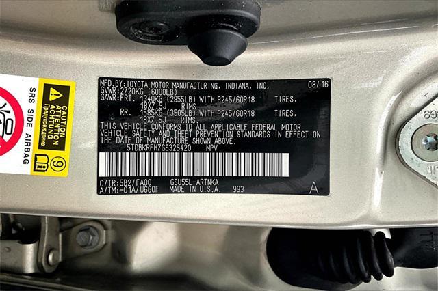 used 2016 Toyota Highlander car, priced at $18,888