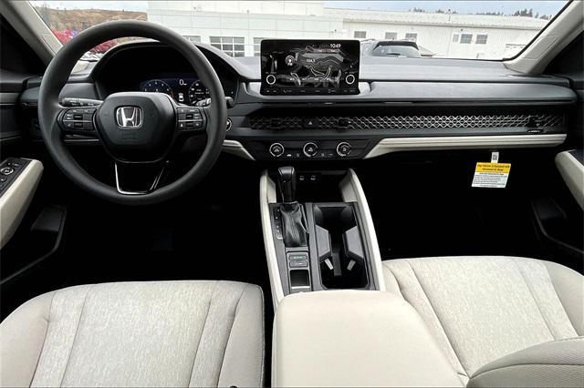 new 2025 Honda Accord car, priced at $27,997