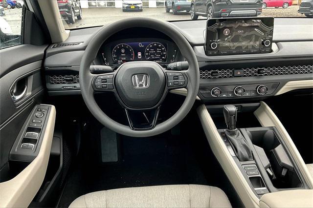 new 2025 Honda Accord car, priced at $27,997