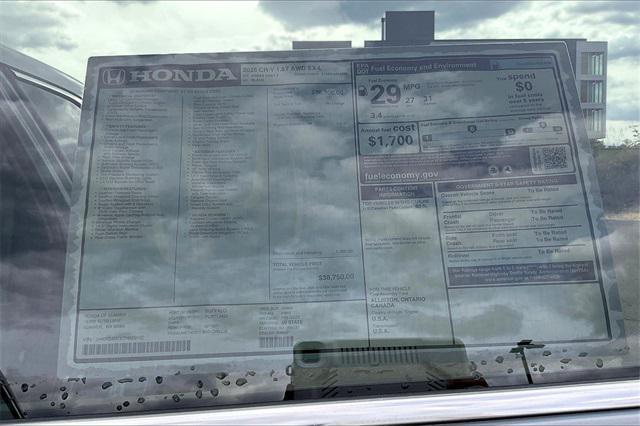 new 2026 Honda CR-V car, priced at $38,750