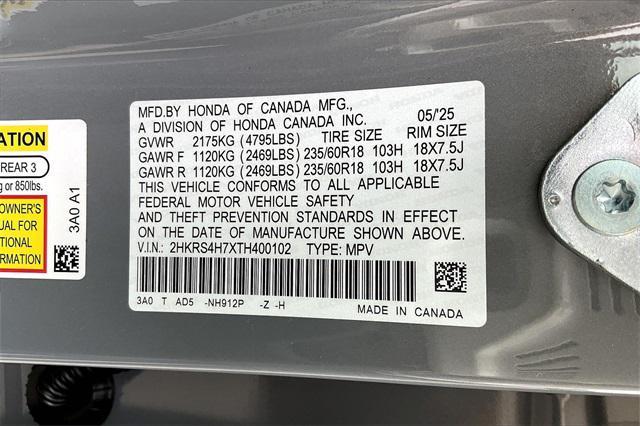 new 2026 Honda CR-V car, priced at $38,750