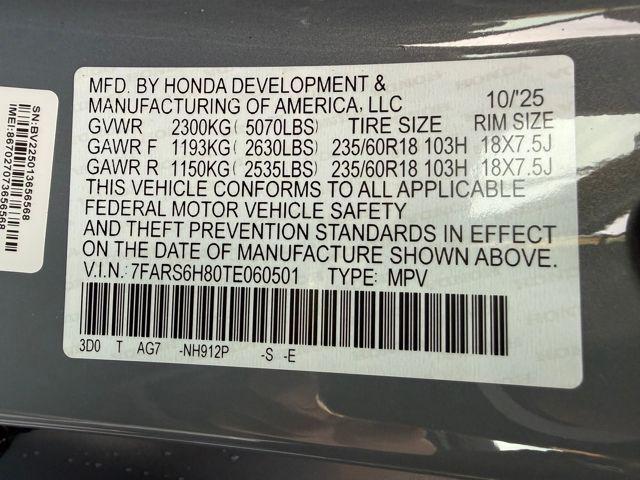 new 2026 Honda CR-V Hybrid car, priced at $42,130