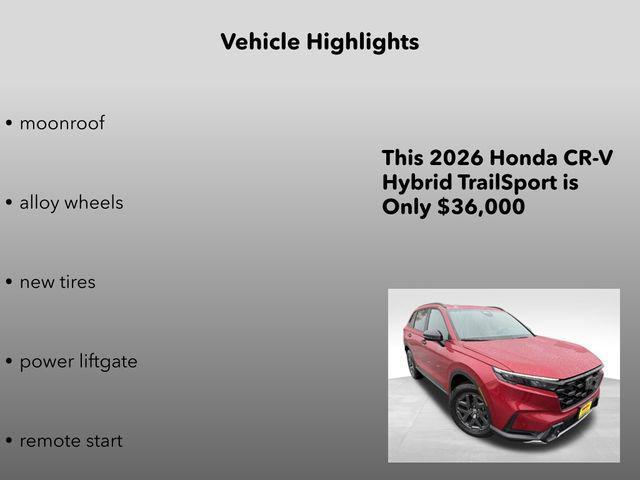 new 2026 Honda CR-V Hybrid car, priced at $36,000