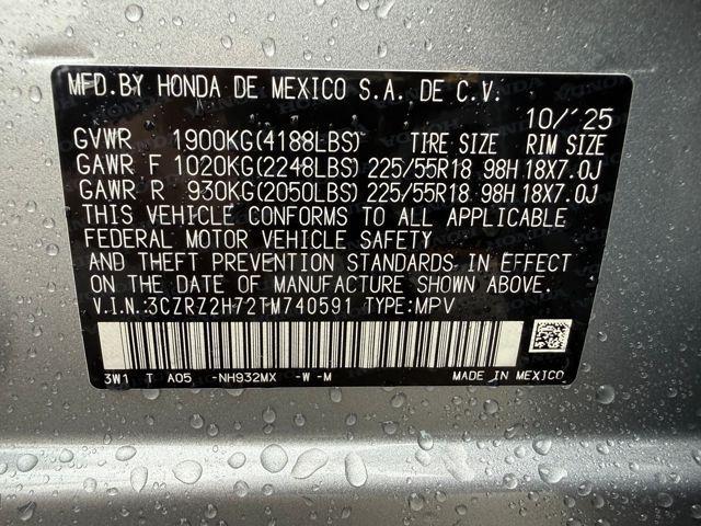 new 2026 Honda HR-V car, priced at $33,000