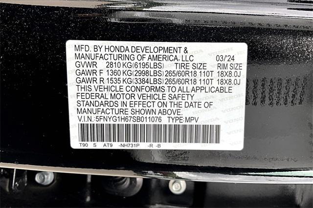 used 2025 Honda Pilot car, priced at $48,777