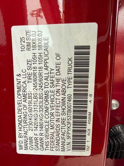 new 2026 Honda Ridgeline car, priced at $39,000