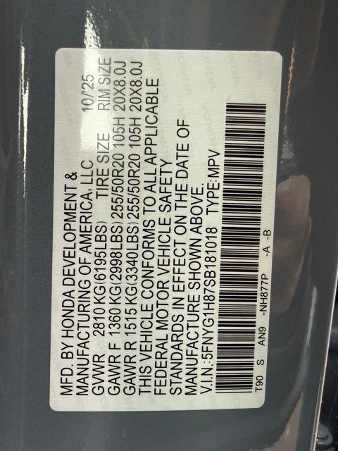 new 2025 Honda Pilot car, priced at $53,530