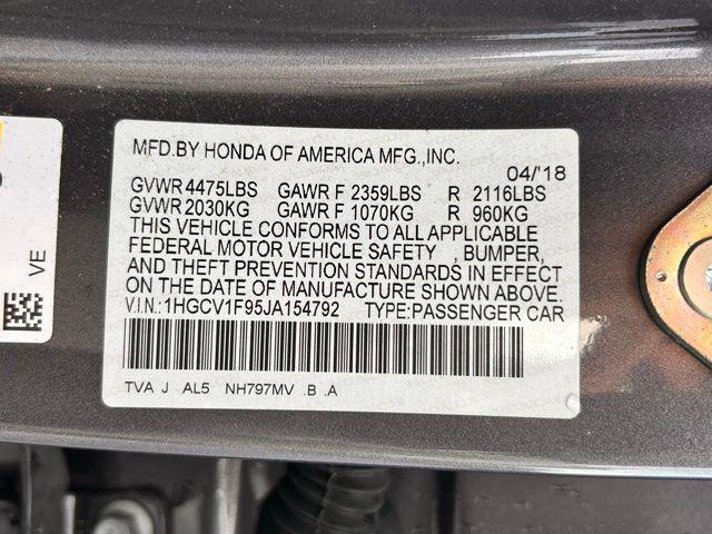 used 2018 Honda Accord car, priced at $21,491