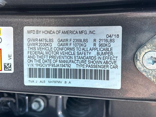 used 2018 Honda Accord car, priced at $20,977