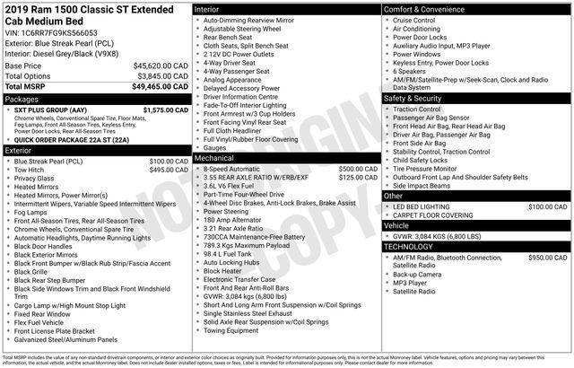 used 2019 Ram 1500 car, priced at $12,888