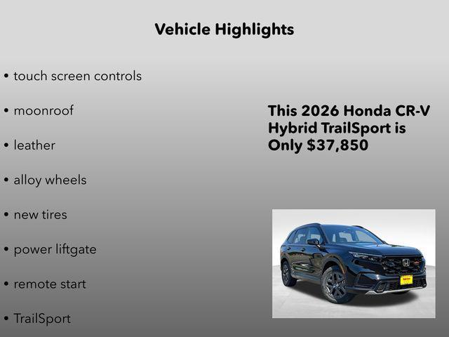 new 2026 Honda CR-V Hybrid car, priced at $37,850