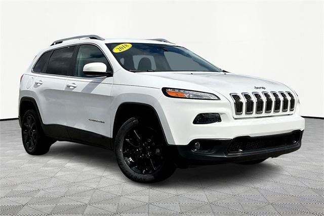 used 2018 Jeep Cherokee car, priced at $17,222