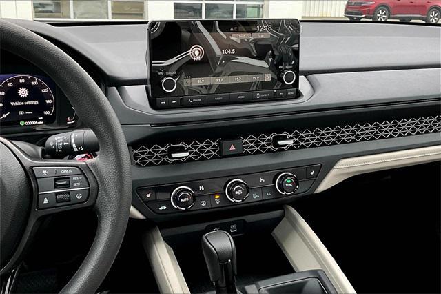 new 2025 Honda Accord car, priced at $32,165