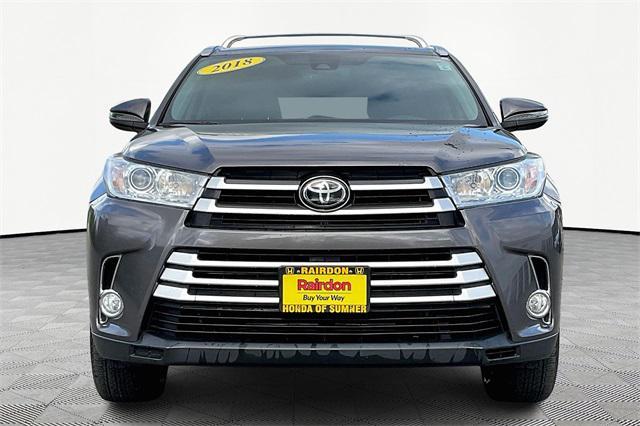 used 2018 Toyota Highlander car, priced at $23,888