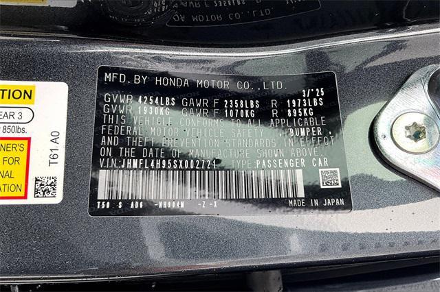 new 2025 Honda Civic Hybrid car, priced at $34,300