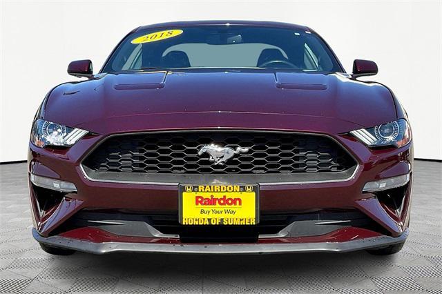 used 2018 Ford Mustang car, priced at $17,399