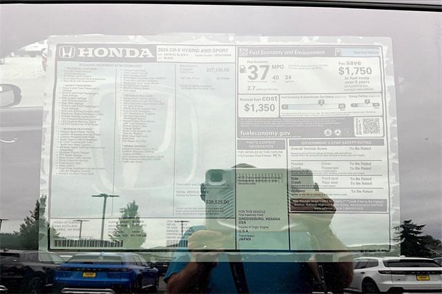 new 2026 Honda CR-V Hybrid car, priced at $38,525