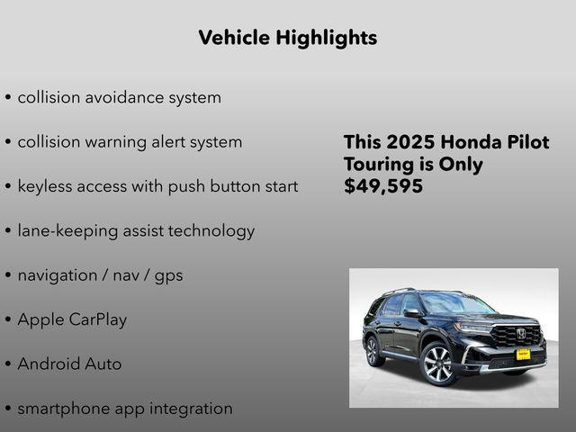 new 2025 Honda Pilot car, priced at $49,595