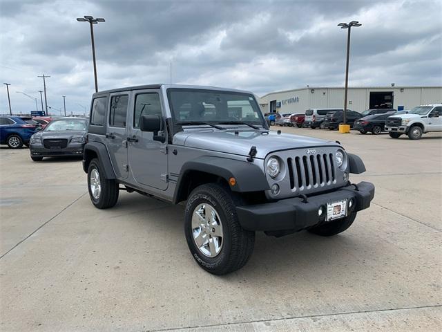 used 2018 Jeep Wrangler JK Unlimited car, priced at $25,352