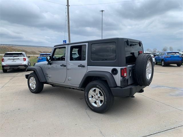 used 2018 Jeep Wrangler JK Unlimited car, priced at $25,352