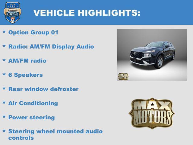 used 2023 Hyundai Santa Fe car, priced at $21,479