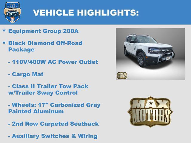 new 2025 Ford Bronco Sport car, priced at $35,760