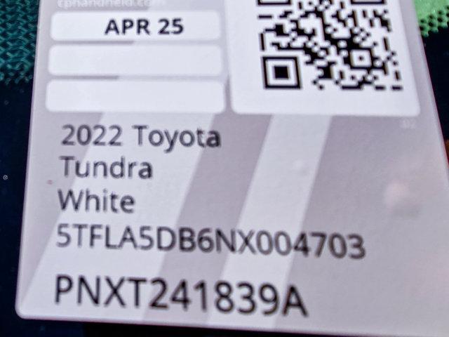 used 2022 Toyota Tundra car, priced at $43,002