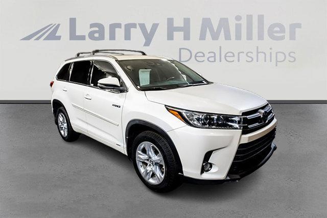 used 2017 Toyota Highlander Hybrid car, priced at $23,996