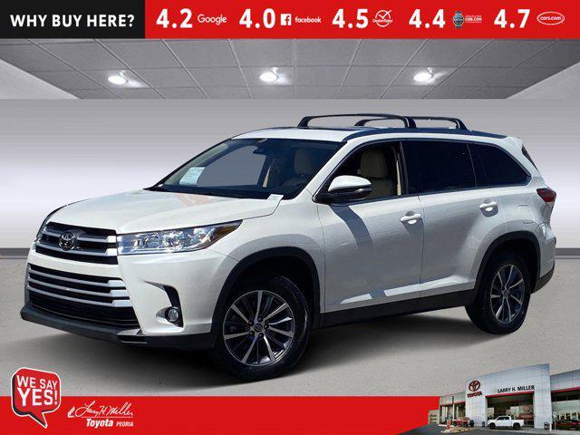 used 2019 Toyota Highlander car, priced at $21,996