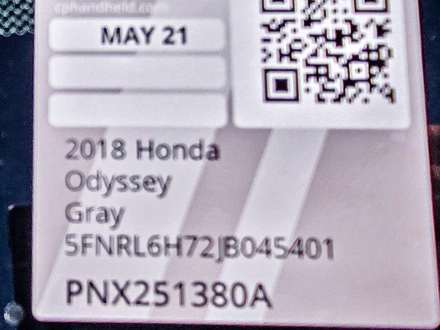 used 2018 Honda Odyssey car, priced at $27,726