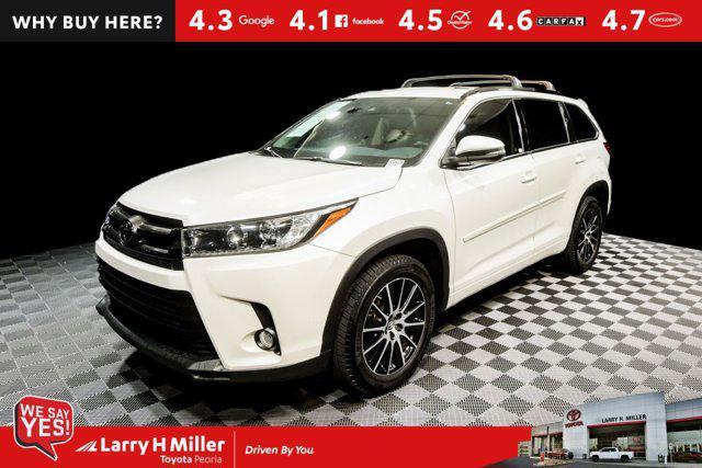 used 2018 Toyota Highlander car, priced at $25,996