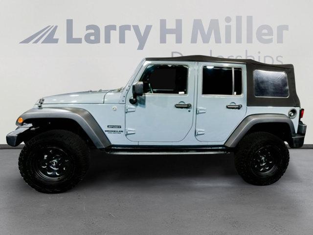 used 2014 Jeep Wrangler Unlimited car, priced at $18,994