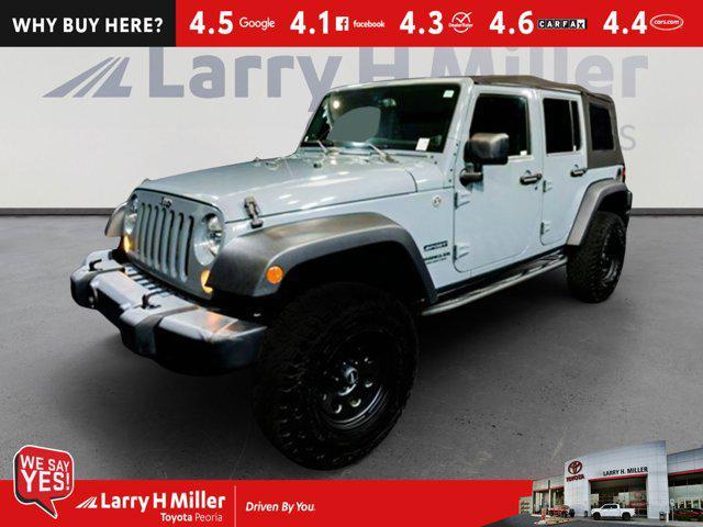 used 2014 Jeep Wrangler Unlimited car, priced at $18,994