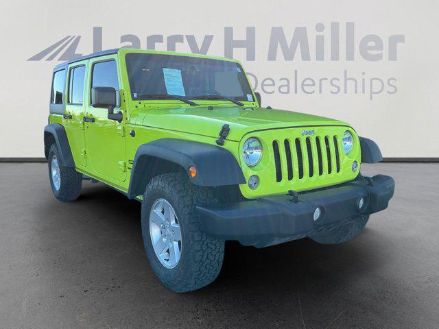 used 2016 Jeep Wrangler Unlimited car, priced at $22,876
