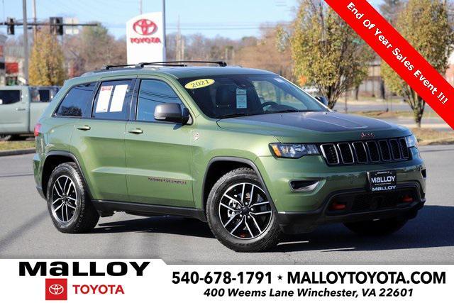 used 2021 Jeep Grand Cherokee car, priced at $31,597