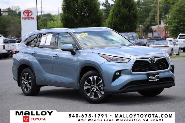 used 2021 Toyota Highlander car, priced at $36,497