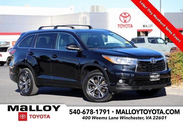 used 2016 Toyota Highlander car, priced at $22,497