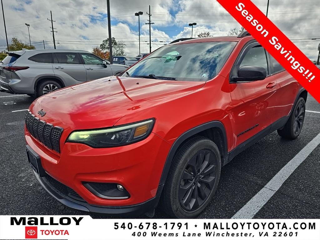 used 2021 Jeep Cherokee car, priced at $18,587