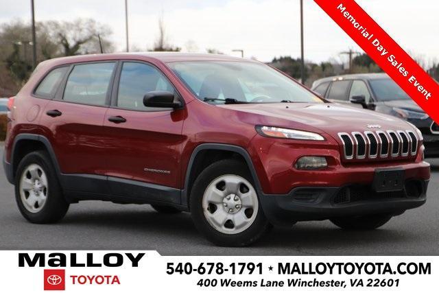 used 2017 Jeep Cherokee car, priced at $10,997