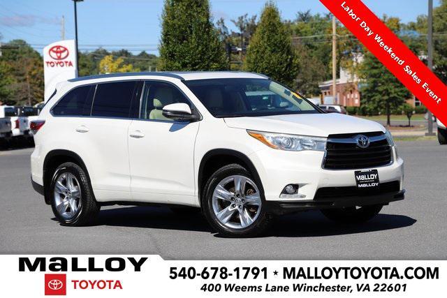 used 2015 Toyota Highlander car, priced at $14,497